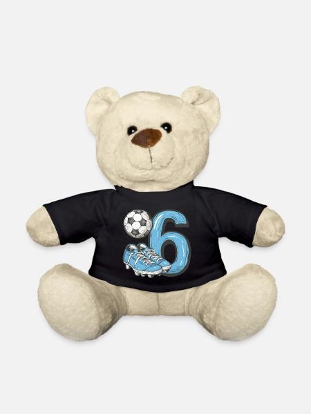 Fussball 6 Jahre - Teddy - Schwarz