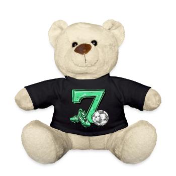 Fussball 7 Jahre - Teddy - Schwarz - Vorne