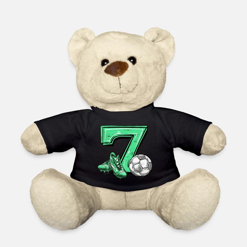 Fussball 7 Jahre - Teddy - Schwarz