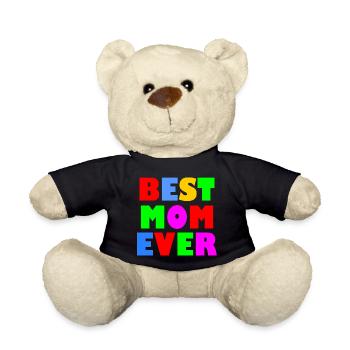 Best mom ever - Teddy Bear - black - Front