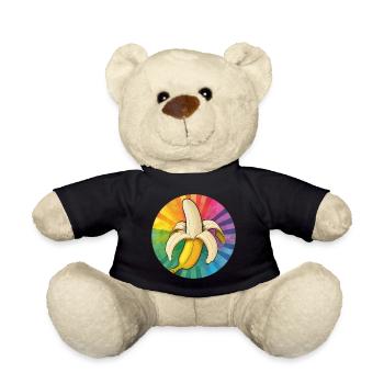 Banane LGBTQ - Nounours - noir - Devant