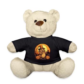 Halloween Capibara - Teddy Bear - black - Front