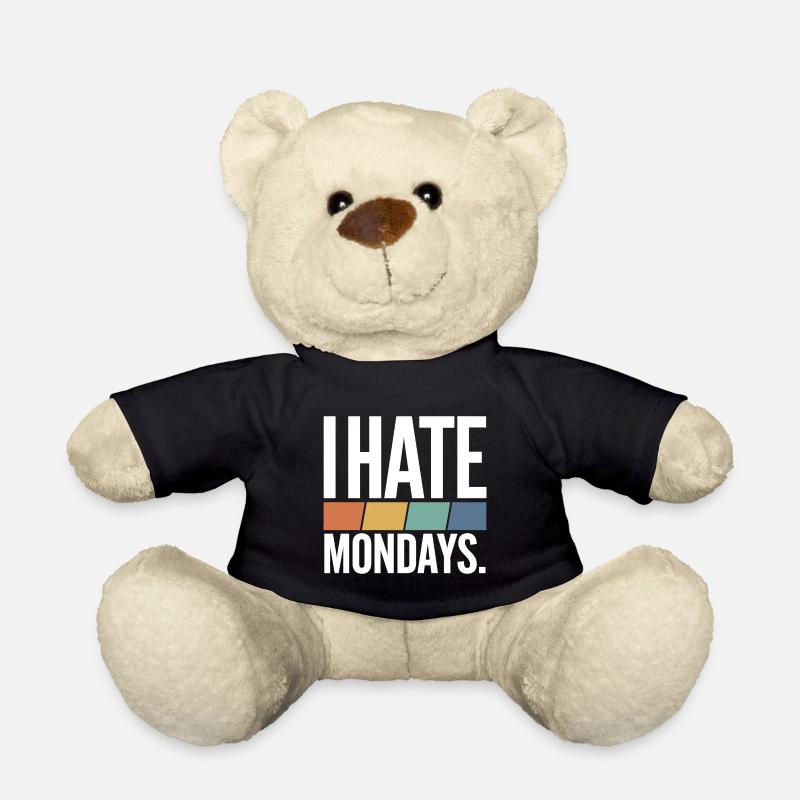 I Hate Mondays - Teddy - Schwarz