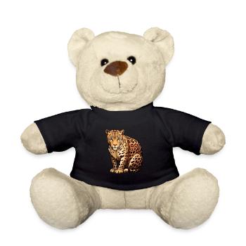 Leopard - Teddy - Schwarz - Vorne