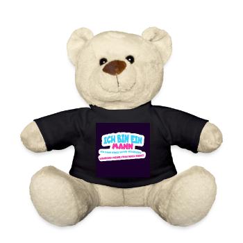 Ich bin ein Mann, Dinge vergessen Humor - Teddy - Schwarz - Vorne