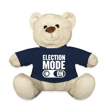 Election Mode On - Teddy Bear - french navy - Front