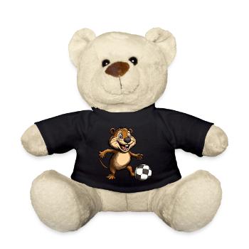 Biber Fussball - Teddy - Schwarz - Vorne