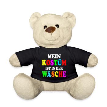 mein kostüm ist in der wäsche - Teddy - Schwarz - Vorne