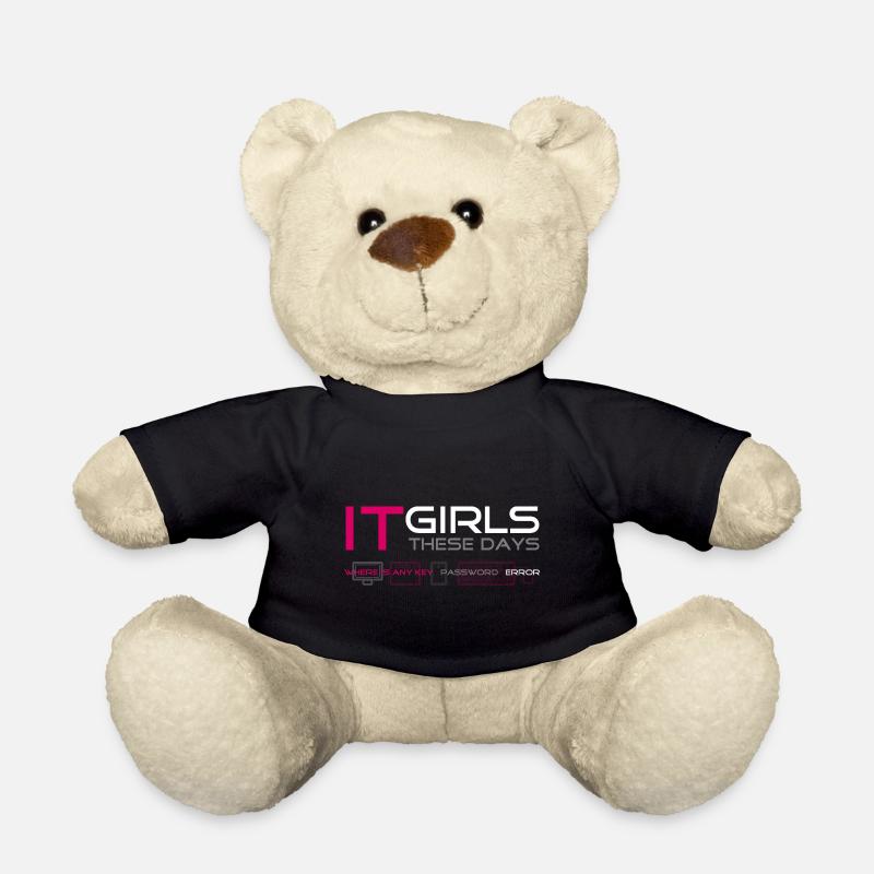 IT Mädchen Pink - Teddy - Schwarz