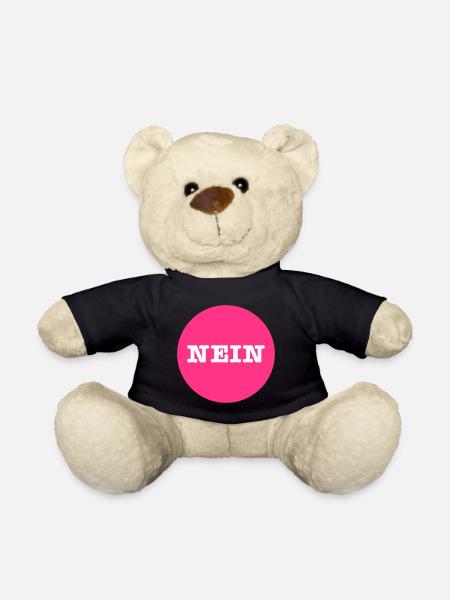 NEIN - für NEIN-Sager - Teddy - Schwarz