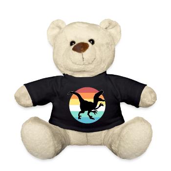 dinosaure - Nounours - noir - Devant