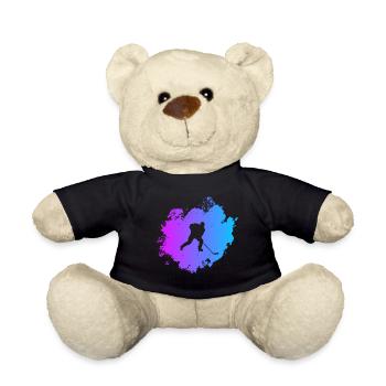 Eishockey - Teddy - Schwarz - Vorne