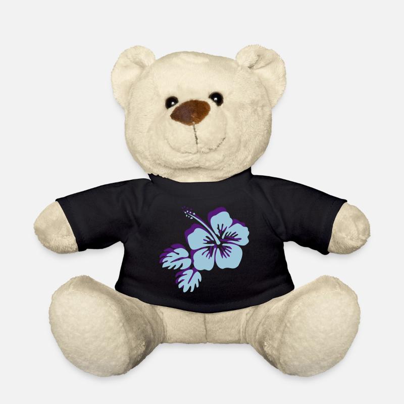 Fleur d'hibiscus fleur d'hibiscus fleur fleur - Nounours - noir