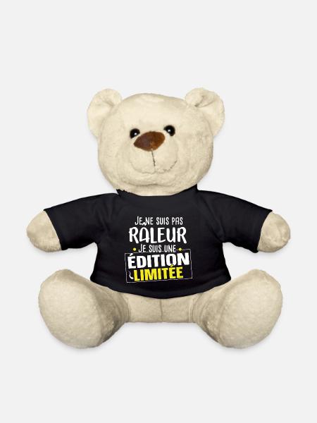 Râleur Grincheux Grognon Cadeau Homme Humour - Nounours - noir