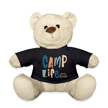 Camp Life - Teddy Bear - black - Front