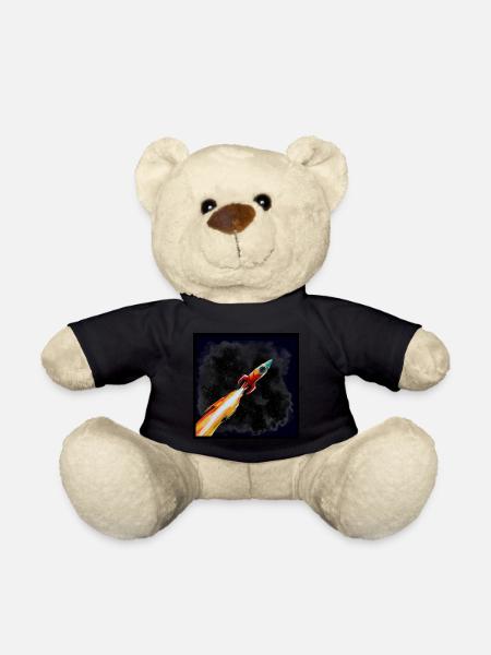 Rakete - Teddy - Schwarz