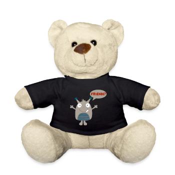 Friends - Teddy Bear - black - Front