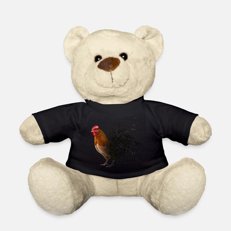 Huhn - Teddy - Schwarz