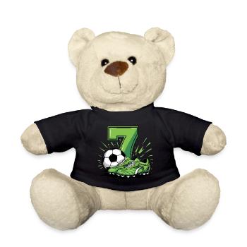 Fussball 7 Jahre - Teddy - Schwarz - Vorne