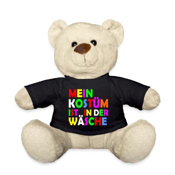 mein kostüm ist in der wäsche - Teddy - Schwarz - Vorne