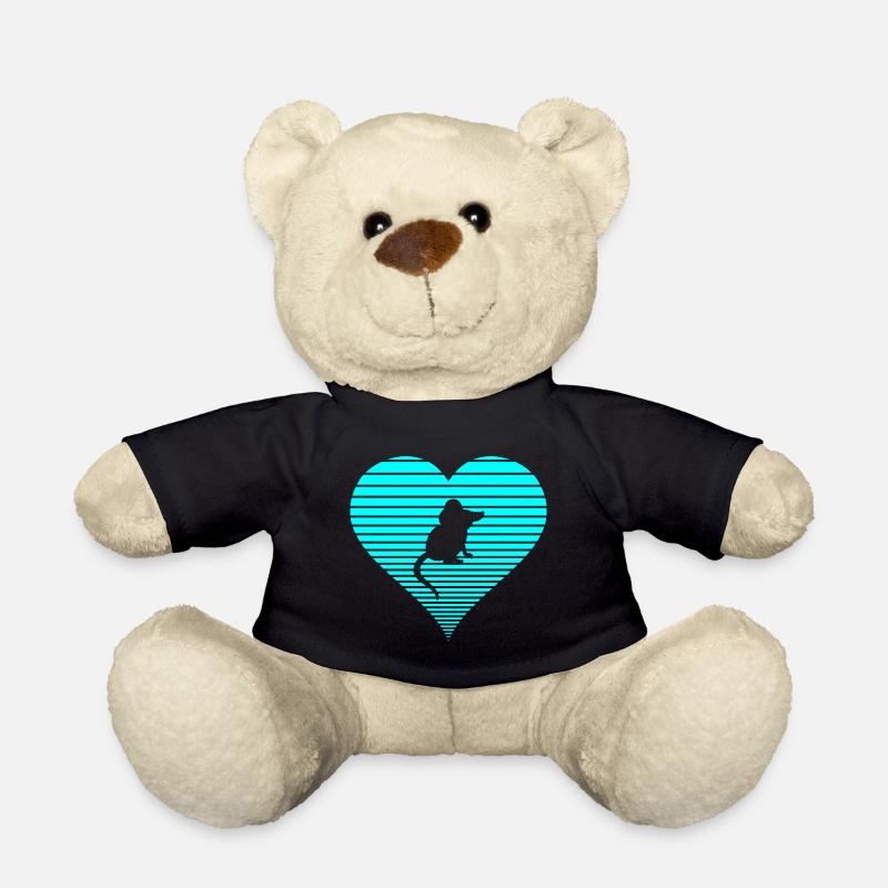 Maus - Teddy - Schwarz