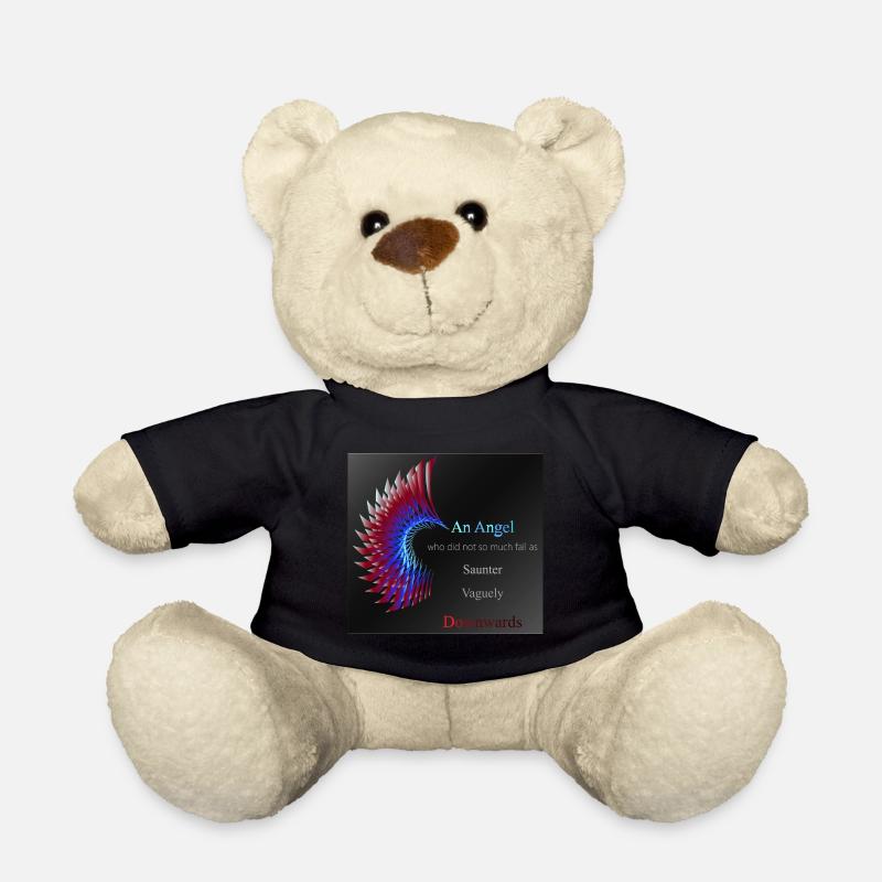An angel who sauntered vaguely downwards - Teddy - Schwarz