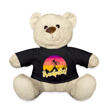 Bruchpilot - Teddy - Schwarz - Vorne