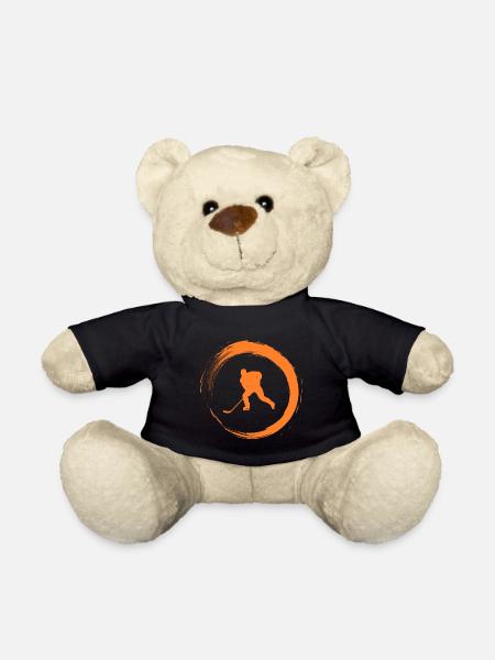 Eishockey - Teddy - Schwarz