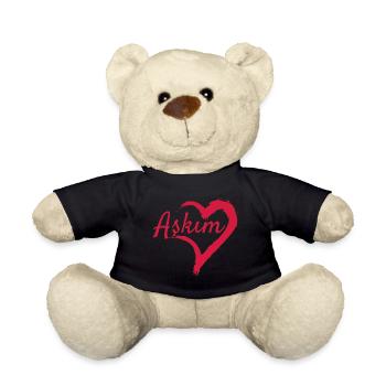Askim Herz Türkisch - Teddy - Schwarz - Vorne