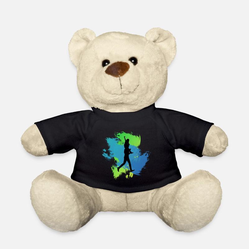 Vater und Tochter - Teddy - Schwarz