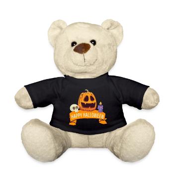 Joyeux halloween - Nounours - noir - Devant