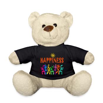 BONHEUR - Nounours - noir - Devant