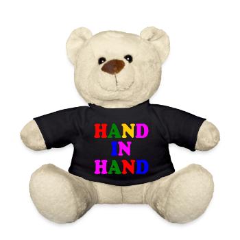 Hand in hand - Teddy - Schwarz - Vorne