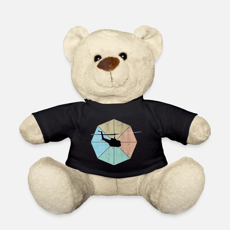 Hubschrauber - Teddy - Schwarz