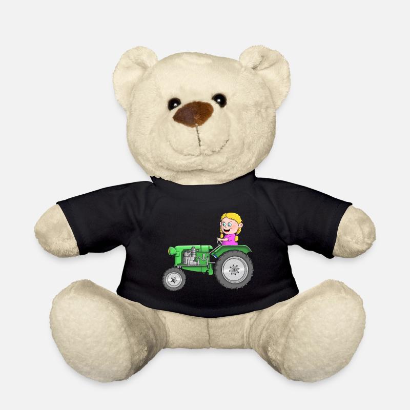Traktor Kinder - Teddy - Schwarz