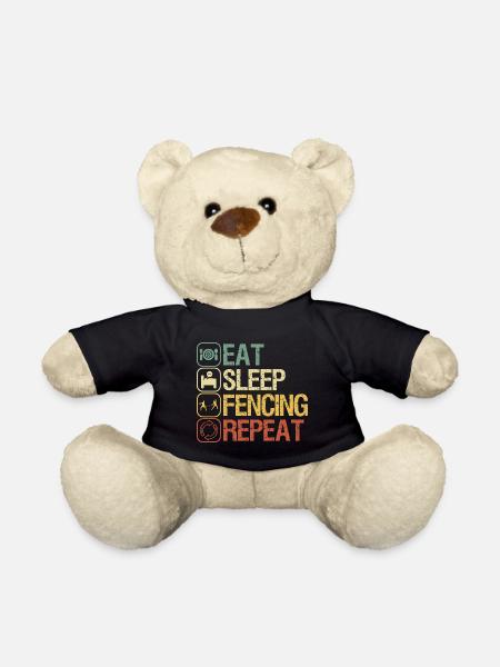 Fencing fencing - Teddy Bear - black