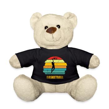 Basketball - Teddy Bear - black - Front