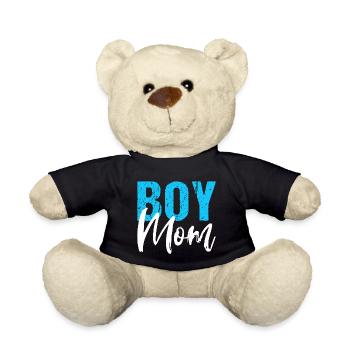 Garçon Maman Fils Mère Maman - Nounours - noir - Devant