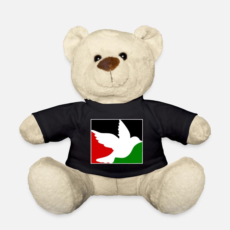 Free palestine - Teddy Bear - black