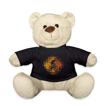 cyclist - Teddy Bear - black - Front