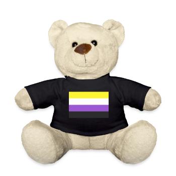 LGBT Non-binary - Teddy Bear - black - Front