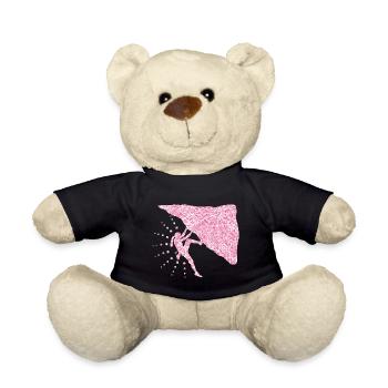Berge besteigen Mama - Teddy - Schwarz - Vorne