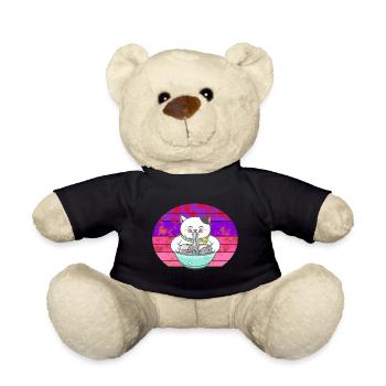 Chinesische Katze Chinesische Nudeln - Teddy - Schwarz - Vorne