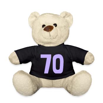 HAPPY BIRTHDAY. HAPPY BIRTHDAY. ANNIVERSARY. - Teddy Bear - black - Front