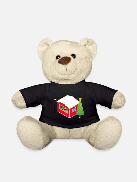 Weihnachtsmarkt Stand - Teddy - Schwarz
