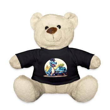 Dinosaur Police Adventure - Dragon - Nounours - noir - Devant