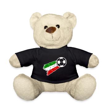 The fans from Italy - Teddy Bear - black - Front