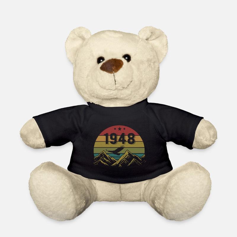 1948 Jahrgang Geburtstag 1948 Retro Geschenkidee - Teddy - Schwarz