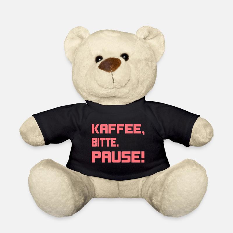 Kaffee, bitte. Pause! - Teddy - Schwarz