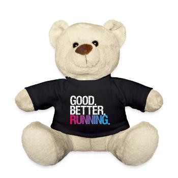 Running jogging - Teddy Bear - black - Front